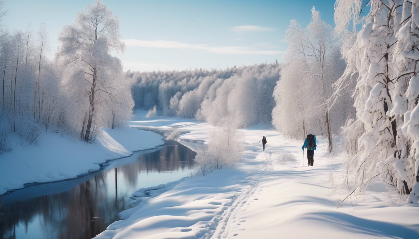 Friluftsliv i Umeå: vandring och skidåkning